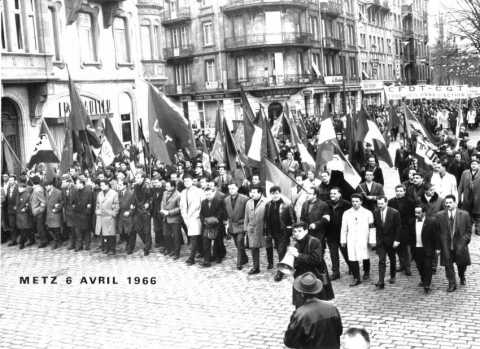 Manifestation ouvrière de 1966 (Metz)